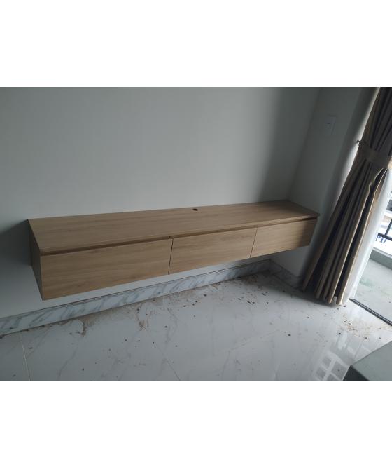Kệ tivi treo tường 142.2 - Gỗ MDF, Kích thước (DxRxC) 1800 x 300 x 250 mm Kệ tivi treo tường 142.2 - Gỗ MDF, Kích thước (DxRxC) 1800 x 300 x 250 mm